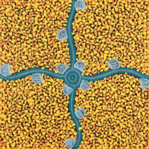 Wardapi Jukurrpa (Goanna Dreaming) - Yarripilangu by Melissa Napangardi Williams