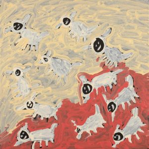 Mina Mina Jukurrpa (Mina Mina Dreaming) by Saraeva Napangardi Marshall