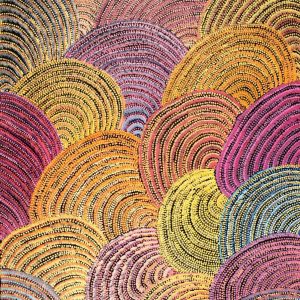 Pikilyi Jukurrpa (Vaughan Springs Dreaming) by Grace Napangardi Butcher