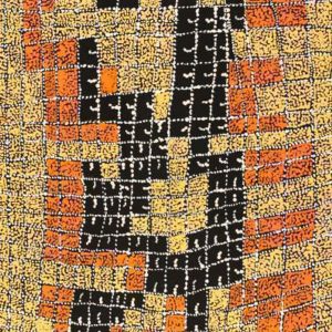 Ngapa Jukurrpa (Water Dreaming)  -  Pirlinyarnu by Sabrina Nangala Robertson