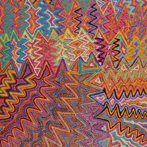Pikilyi Jukurrpa (Vaughan Springs Dreaming) by Selina Napanangka Fisher
