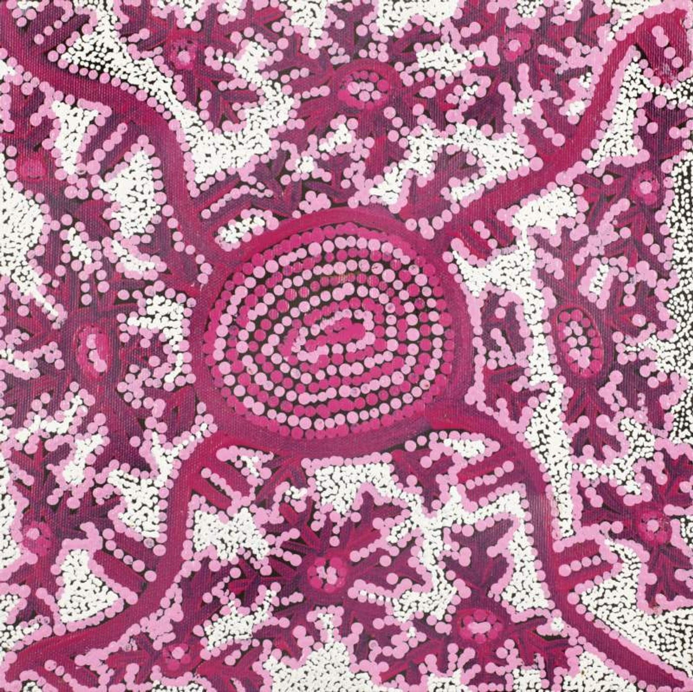 Watiya-warnu Jukurrpa (Seed Dreaming) by Tanya Nungarrayi Collins