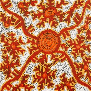 Watiya-warnu Jukurrpa (Seed Dreaming) by Tanya Nungarrayi Collins