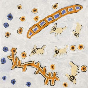 Mina Mina Jukurrpa (Mina Mina Dreaming) by Saraeva Napangardi Marshall