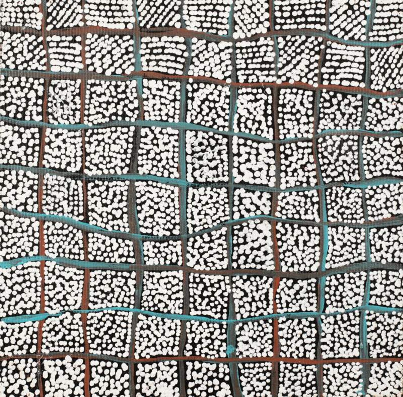 Mina Mina Jukurrpa (Mina Mina Dreaming) by Cherylyn Napangardi Granites