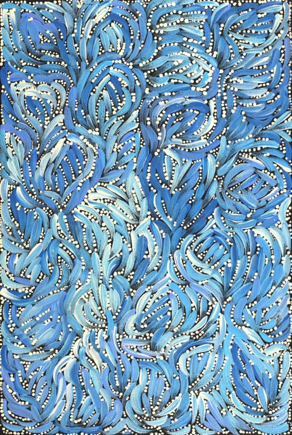 Purrpalanji (Skinny Bush Banana) Jukurrpa by Nola Napangardi Fisher