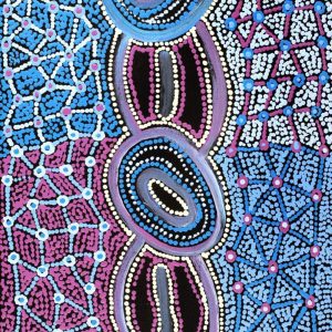 Warlukurlangu Jukurrpa (Fire country Dreaming) by Theo (Faye) Nangala Hudson