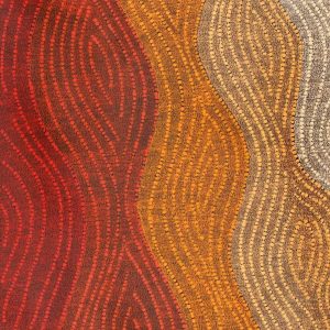 Ngapa Jukurrpa (Water Dreaming) - Puyurru by Leavannia Nampijinpa Watson