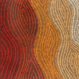 Ngapa Jukurrpa (Water Dreaming) - Puyurru by Leavannia Nampijinpa Watson