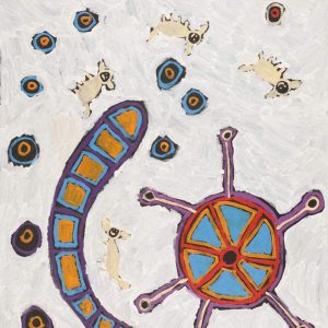 Mina Mina Jukurrpa (Mina Mina Dreaming) by Saraeva Napangardi Marshall