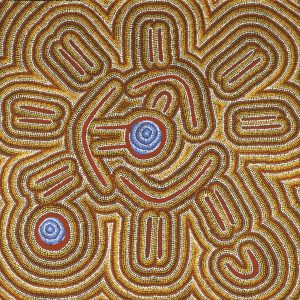 Watiya-warnu Jukurrpa (Seed Dreaming) by Jason Japaljarri Woods