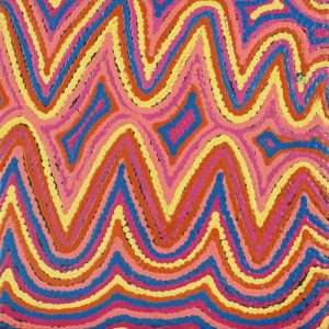 Pikilyi Jukurrpa (Vaughan Springs Dreaming) by Selina Napanangka Fisher