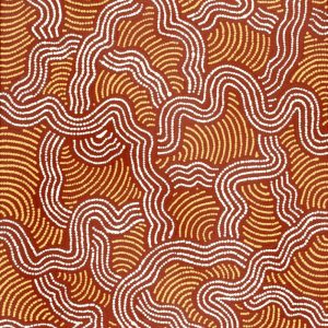 Ngapa Jukurrpa (Water Dreaming)  -  Puyurru by Julie Napaljarri Dempsey