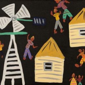 Nguru Yurntumu-wana (Country around Yuendumu) by Cherylyn Napangardi Granites