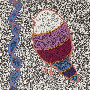 Ngalyipi Jukurrpa (Snakevine Dreaming) - Mina Mina by Geraldine Napangardi Granites