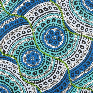 Ngalyipi Jukurrpa (Snakevine Dreaming) - Mina Mina by Kirsty Anne Napanangka Martin