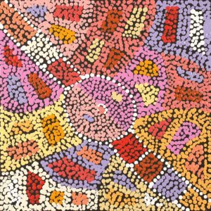 Ngapa Jukurrpa (Water Dreaming) - Puyurru by Clarissa Nangala Williams