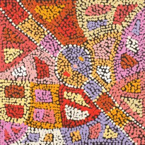 Ngapa Jukurrpa (Water Dreaming) - Puyurru by Clarissa Nangala Williams