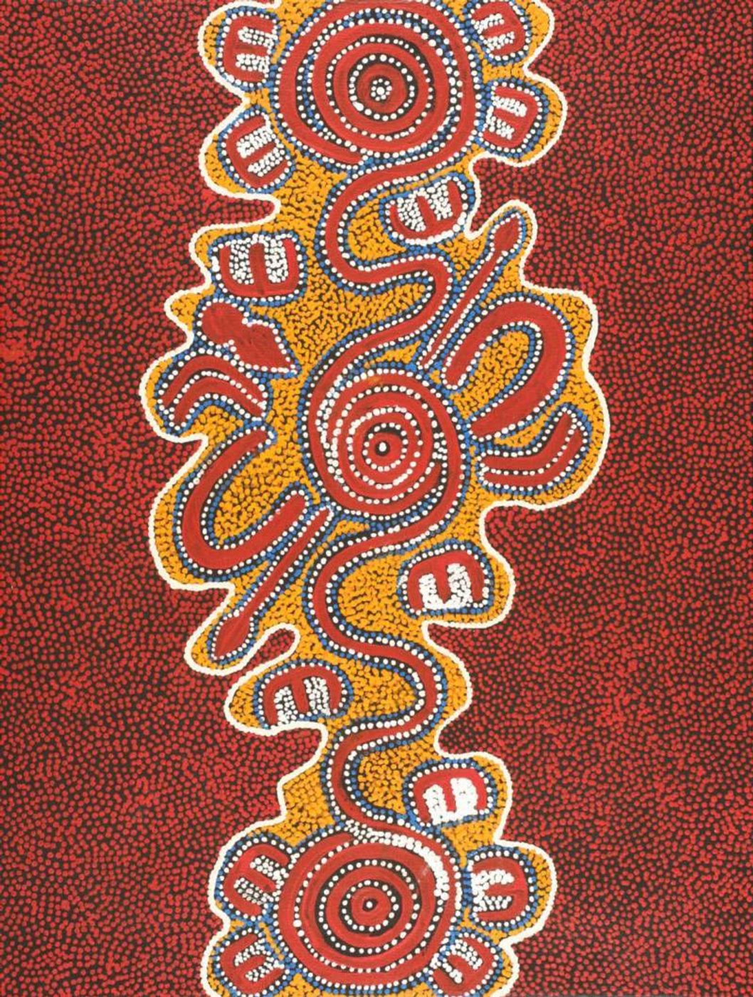 Janganpa Jukurrpa (Brush-tail Possum Dreaming)- Mawurrji by Ritasha Nampijinpa Martin