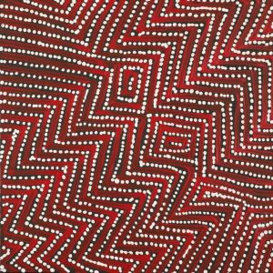 Pamapardu Jukurrpa (Flying Ant Dreaming)  - Warntungurru by Reanne Nampijinpa Brown