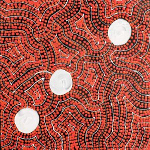 Ngapa Jukurrpa (Water Dreaming) - Wapurtali by Stewart Jupurrurla Kelly