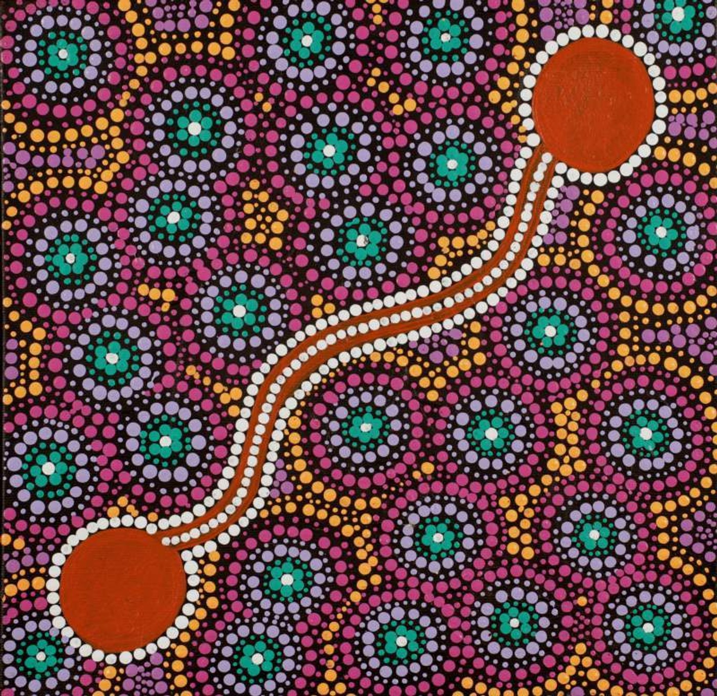 Wanakiji Jukurrpa (Bush Tomato Dreaming) by Ruth Napangardi Langdon