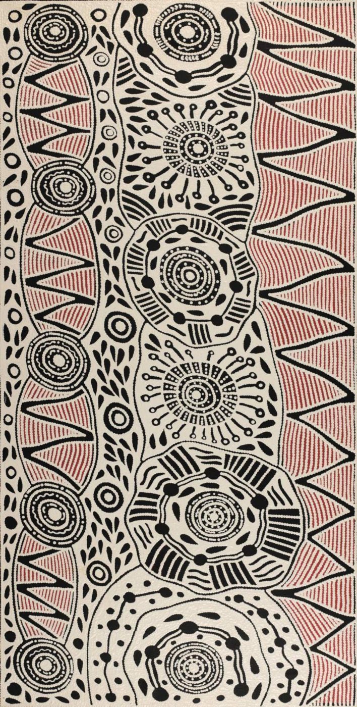 Pikilyi Jukurrpa (Vaughan Springs Dreaming) by Ursula Napangardi Hudson