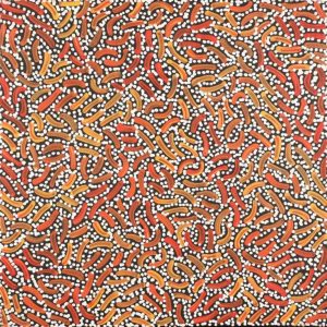 Warlukurlangu Jukurrpa (Fire country Dreaming) by Nathania Nangala Granites