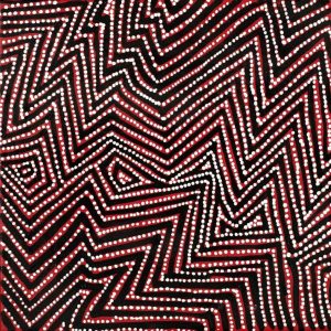 Pamapardu Jukurrpa (Flying Ant Dreaming)  - Warntungurru by Reanne Nampijinpa Brown