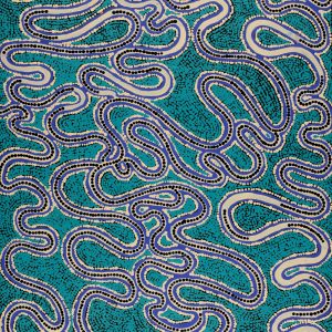 Mina Mina Jukurrpa (Mina Mina Dreaming) by Valda Napangardi Granites