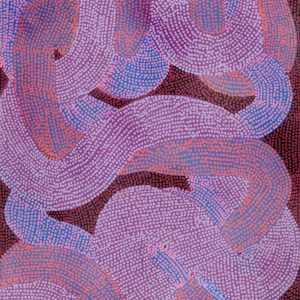 Warlukurlangu Jukurrpa (Fire country Dreaming) by Vanetta Nampijinpa Hudson