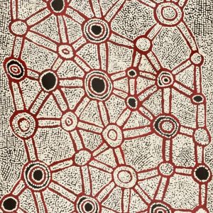 Ngapa Jukurrpa (Water Dreaming)  -  Puyurru by Shane Jampijinpa Brown
