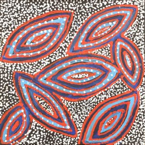Ngapa Jukurrpa (Water Dreaming)  - Mikanji by Juliette Nampijinpa Brown
