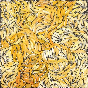 Purrpalanji (Skinny Bush Banana) Jukurrpa by Nola Napangardi Fisher