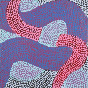 Warlukurlangu Jukurrpa (Fire country Dreaming) by Vanetta Nampijinpa Hudson