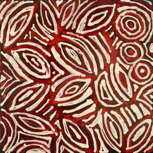 Ngapa Jukurrpa (Water Dreaming)  - Mikanji by Juliette Nampijinpa Brown