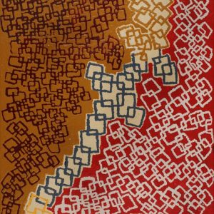 Ngapa Jukurrpa (Water Dreaming)  -  Puyurru by Agnes Nampijinpa Fry