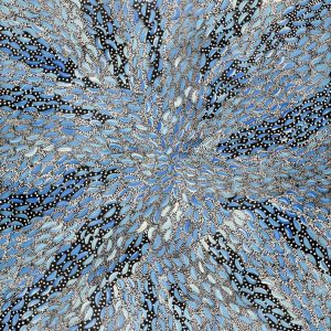 Wardapi Jukurrpa (Goanna Dreaming) - Yarripilangu by Sebastian Jupurrurla Wilson