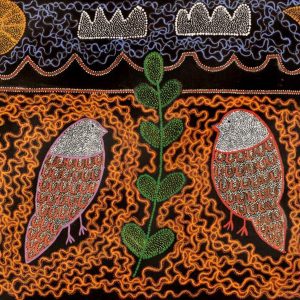 Ngalyipi Jukurrpa (Snakevine Dreaming) - Mina Mina by Geraldine Napangardi Granites by Geraldine Napangardi Granites