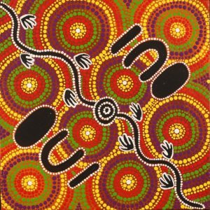 Ngurlu Jukurrpa (Native Seed Dreaming) by Nikesha Nakamarra Langdon