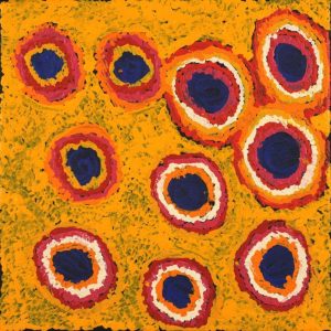 Mina Mina Jukurrpa (Mina Mina Dreaming) by Kelly Napanangka Michaels