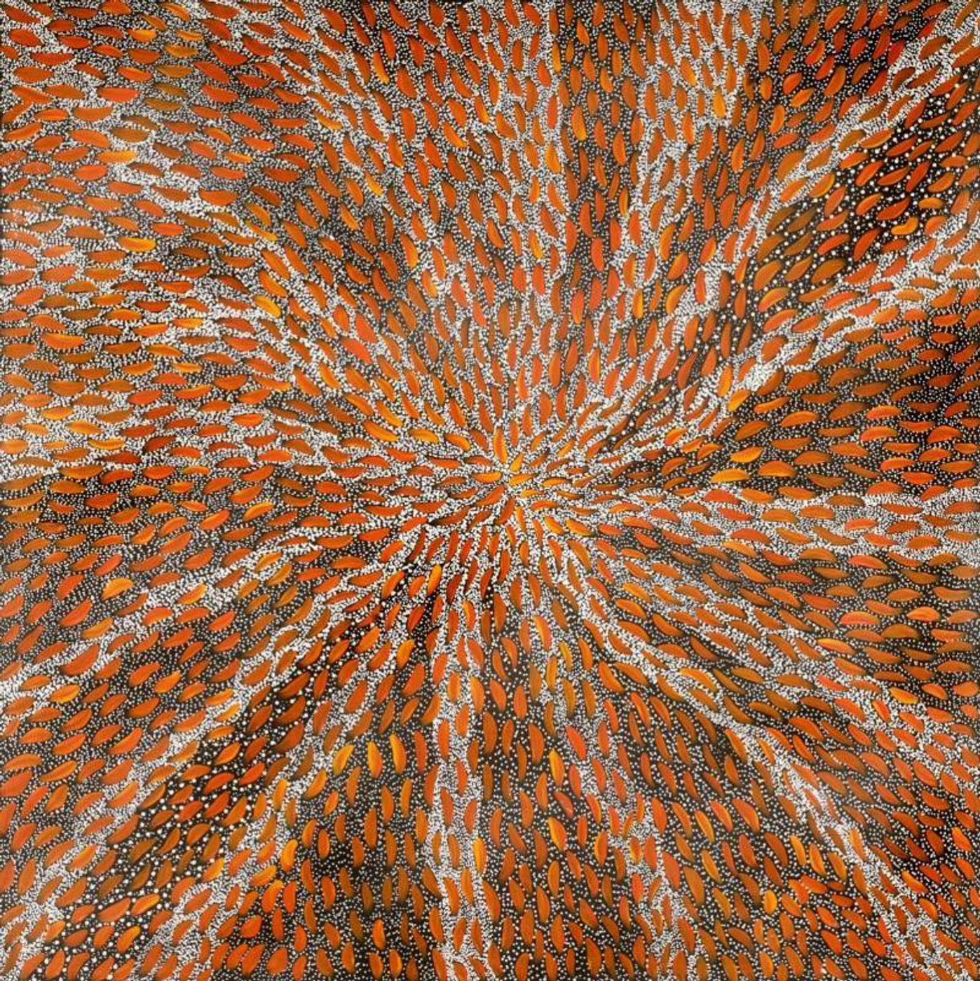 Wardapi Jukurrpa (Goanna Dreaming) - Yarripilangu by Sebastian Jupurrurla Wilson