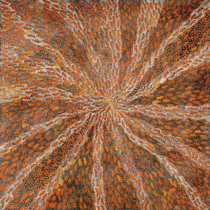 Wardapi Jukurrpa (Goanna Dreaming) - Yarripilangu by Sebastian Jupurrurla Wilson