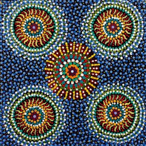 Nguru Yurntumu-wana (Country around Yuendumu) by Jazelle Napurrurla Ryder