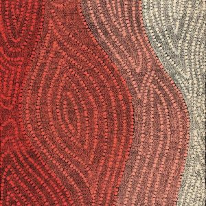Ngapa Jukurrpa (Water Dreaming)  -  Puyurru by Leavannia Nampijinpa Watson