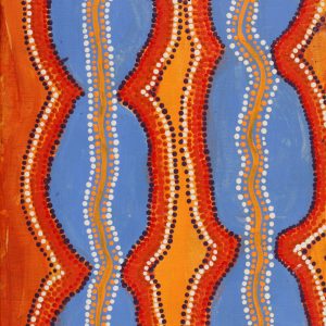 Warna Jukurrpa (Snake Dreaming) by Amelia Nakamarra Walker