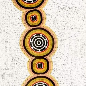 Pamapardu Jukurrpa (Flying Ant Dreaming)  - Warntungurru by Kara Napangardi Ross