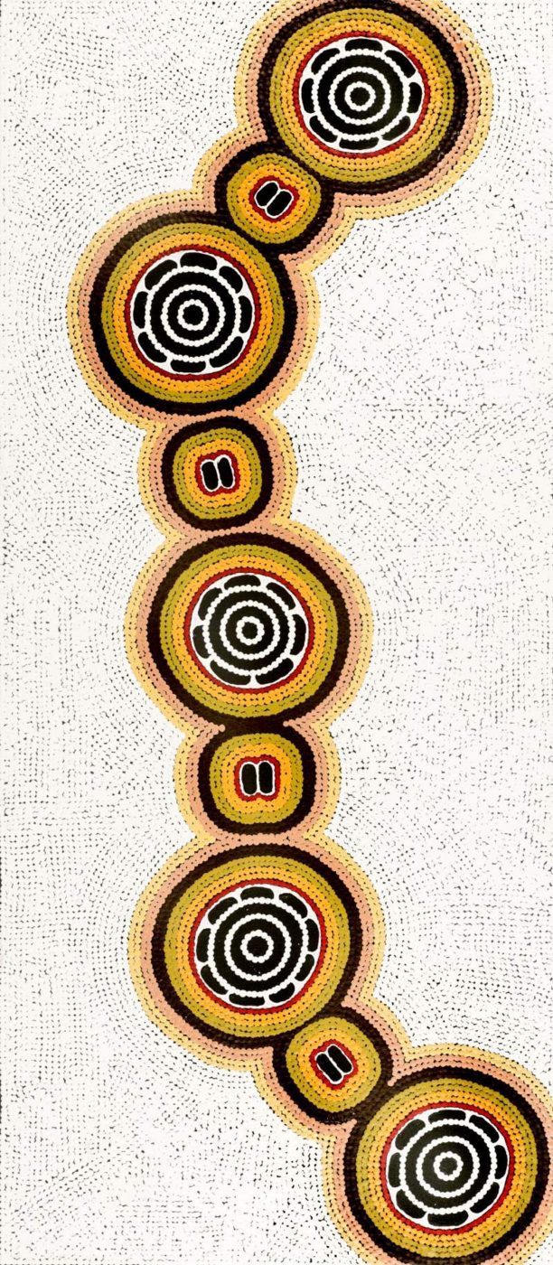 Pamapardu Jukurrpa (Flying Ant Dreaming) - Warntungurru by Kara Napangardi Ross