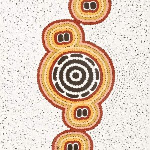 Pamapardu Jukurrpa (Flying Ant Dreaming)  - Warntungurru by Kara Napangardi Ross