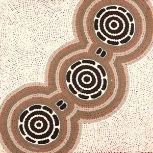 Pamapardu Jukurrpa (Flying Ant Dreaming) - Warntungurru by Kara Napangardi Ross
